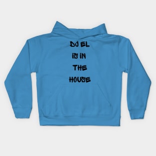 DJ EL in the house Kids Hoodie